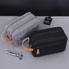 Reis Washbag Ophangbaar Dubbellaags Heren Cosmetische Tas Waterdichte Make-up Pouch Scheertas Voor Zakenreis Toiletartikelen Tas