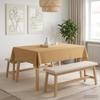 Rectangular Tablecloth Beige 110 X 140 Cm Polyester