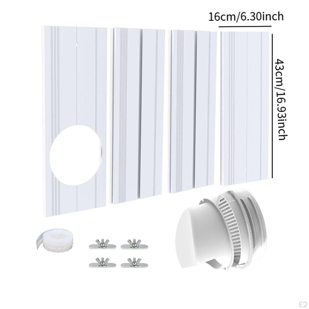 Air Conditioner Window Panels Practical Easy Installation Versatile Portable Without Rain Cover