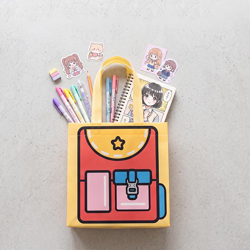 1/5 Stück Handtasche Niedlich Vlies Snack Süßigkeiten Mittagessen Für Kinder Geschenke Tasche Mitgebsel Cartoon Bedruckt Geburtstag Wiederverwendbar Kinder