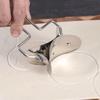 Stainless Steel Stainless Steel Dough Press Practical Dough Cutter Dough Circle Roller  Home
