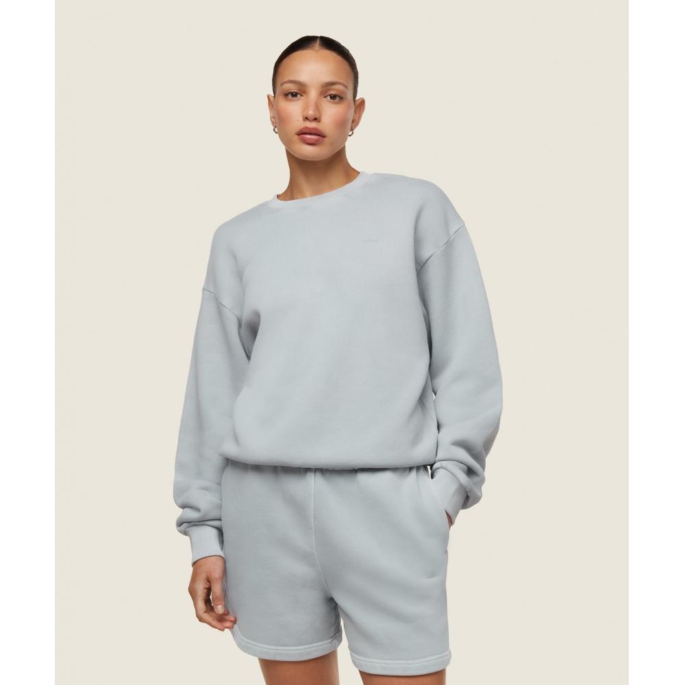 

Повседневная одежда GYMSHARK Свободный свитшот Ice Grey B1C2Q GCWB