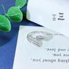 S925 Sterling Silver Adjustable Leaf Ring - Elegant, Versatile, High-End Women's Fashion