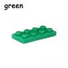 50/100PCS 2x4 Dot 2*4 Plate 3020 MOC Assemble Particles DO IT YOURSELF Construction Bricks Figures Blocks Learning Creativity Toy ideal for Kid
