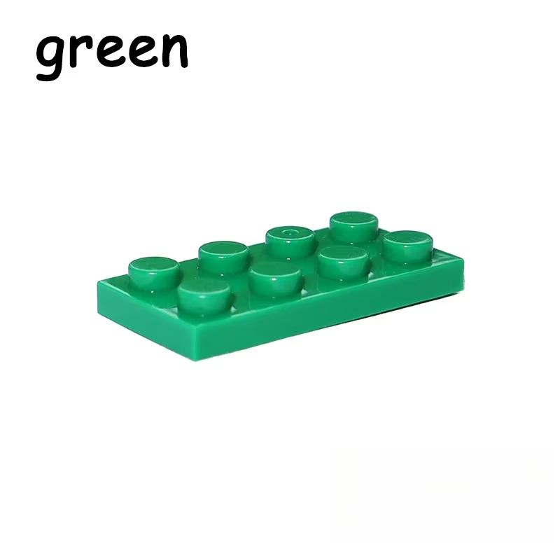 50/100PCS 2x4 Dot 2*4 Plate 3020 MOC Assemble Particles DO IT YOURSELF Construction Bricks Figures Blocks Learning Creativity Toy ideal for Kid