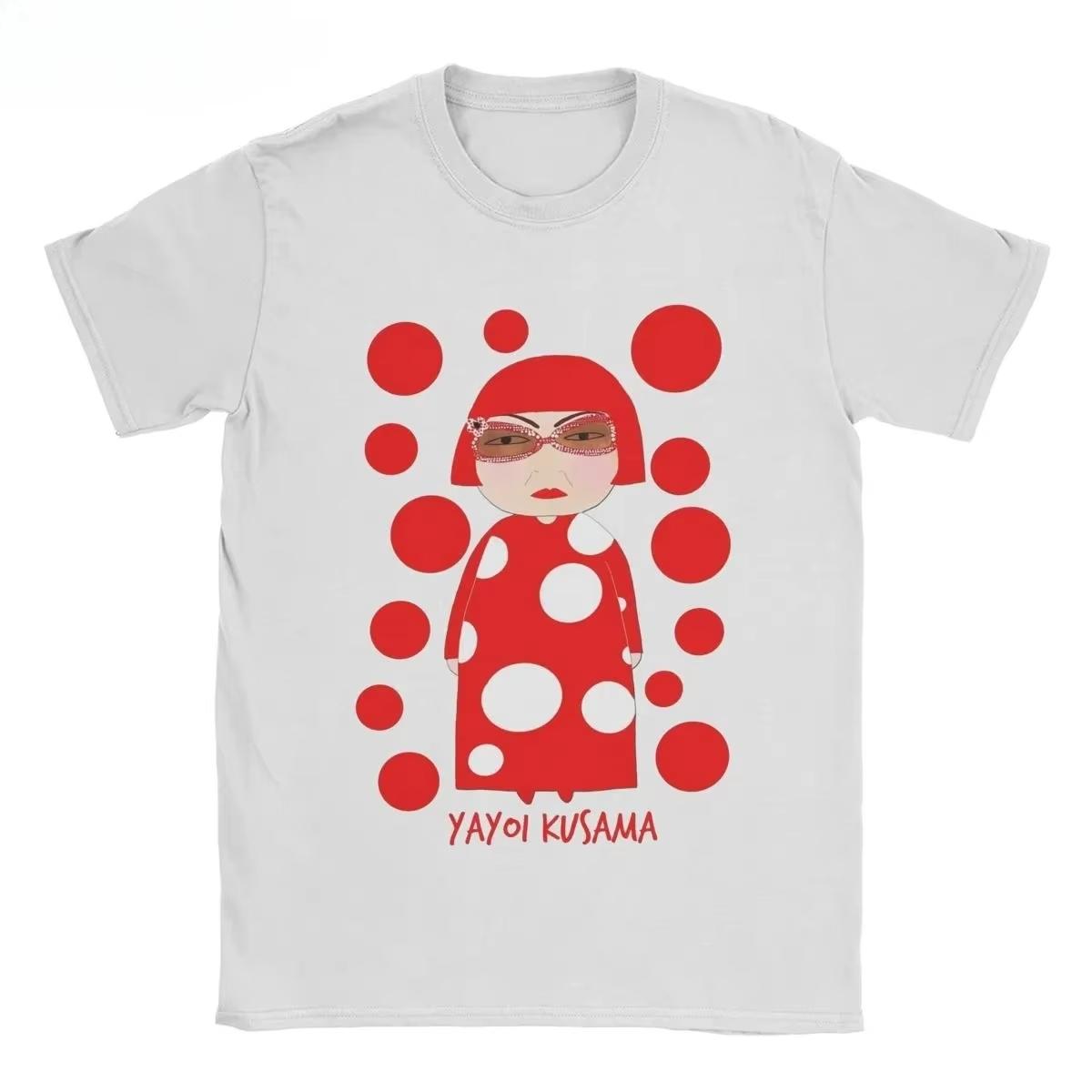 

Womens Yayoi Kusama T Shirt Clothing Unique Short Sleeve Crew Neck Tees New Arrival TShirt Graphic T Shirts Aesthetic Clothes S