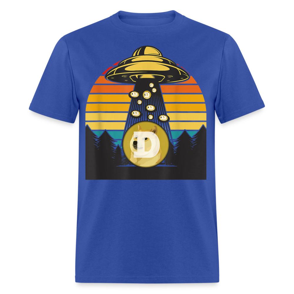 

Dogecoin To the Moon shirt Doge HODL Rocket Crypto Meme UFO T-Shirt Size S-6XL 2XL