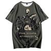 Summer Clothing Fitness Five Nights At Freddy's O Neck Anime Woman Man T-shirt for Men T-shirts Tops