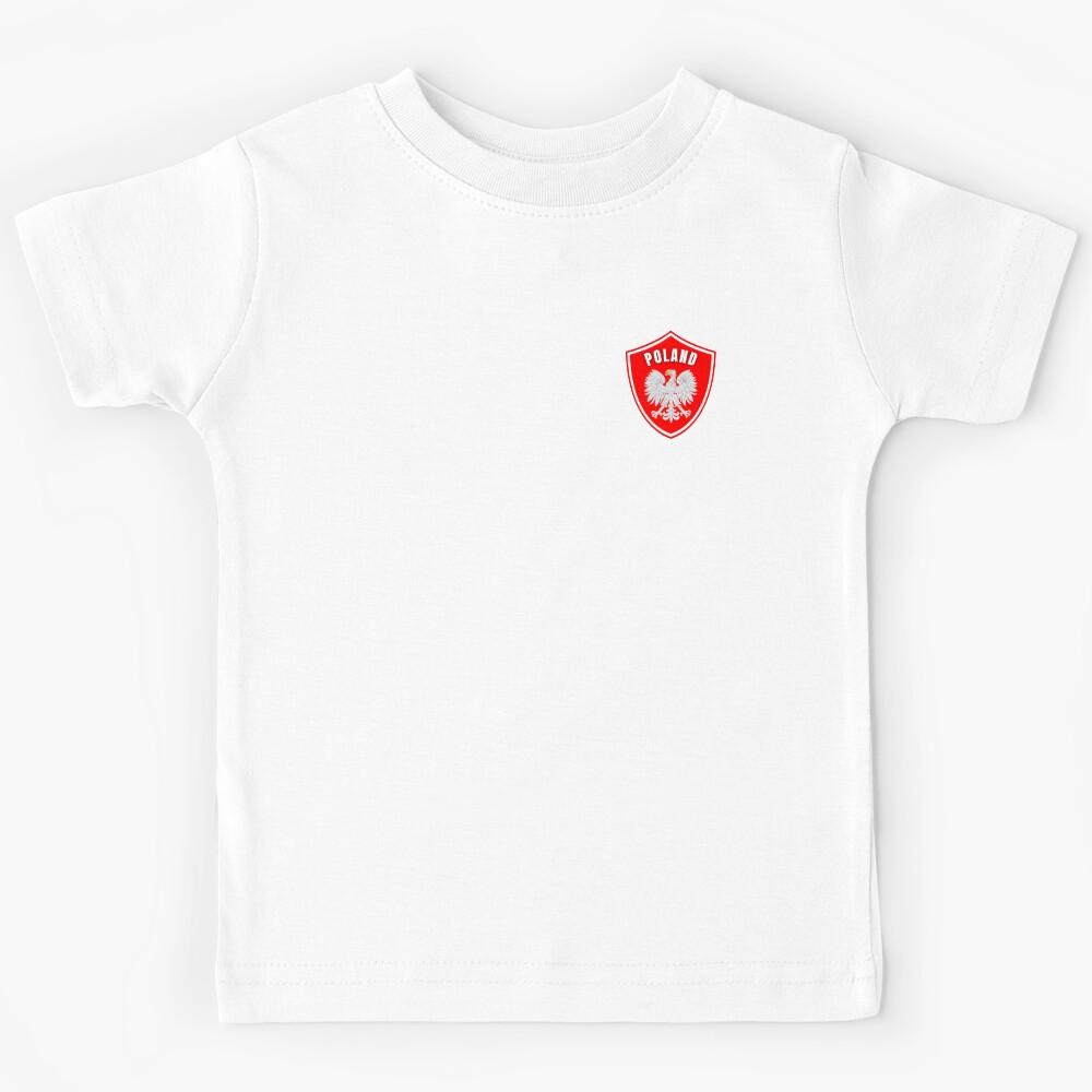 Poland Flag Emblem Polish Eagle Kids T-Shirt 140