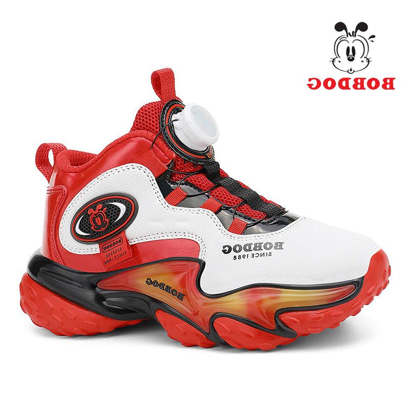 Bobodou Chłopięce Wodoodporne Skórzane Buty do Koszykówki Jesień/Zima 2025