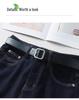 Dark Blue High-Waist Slimming Straight-Leg Cropped Jeans for Women - Spring 2025