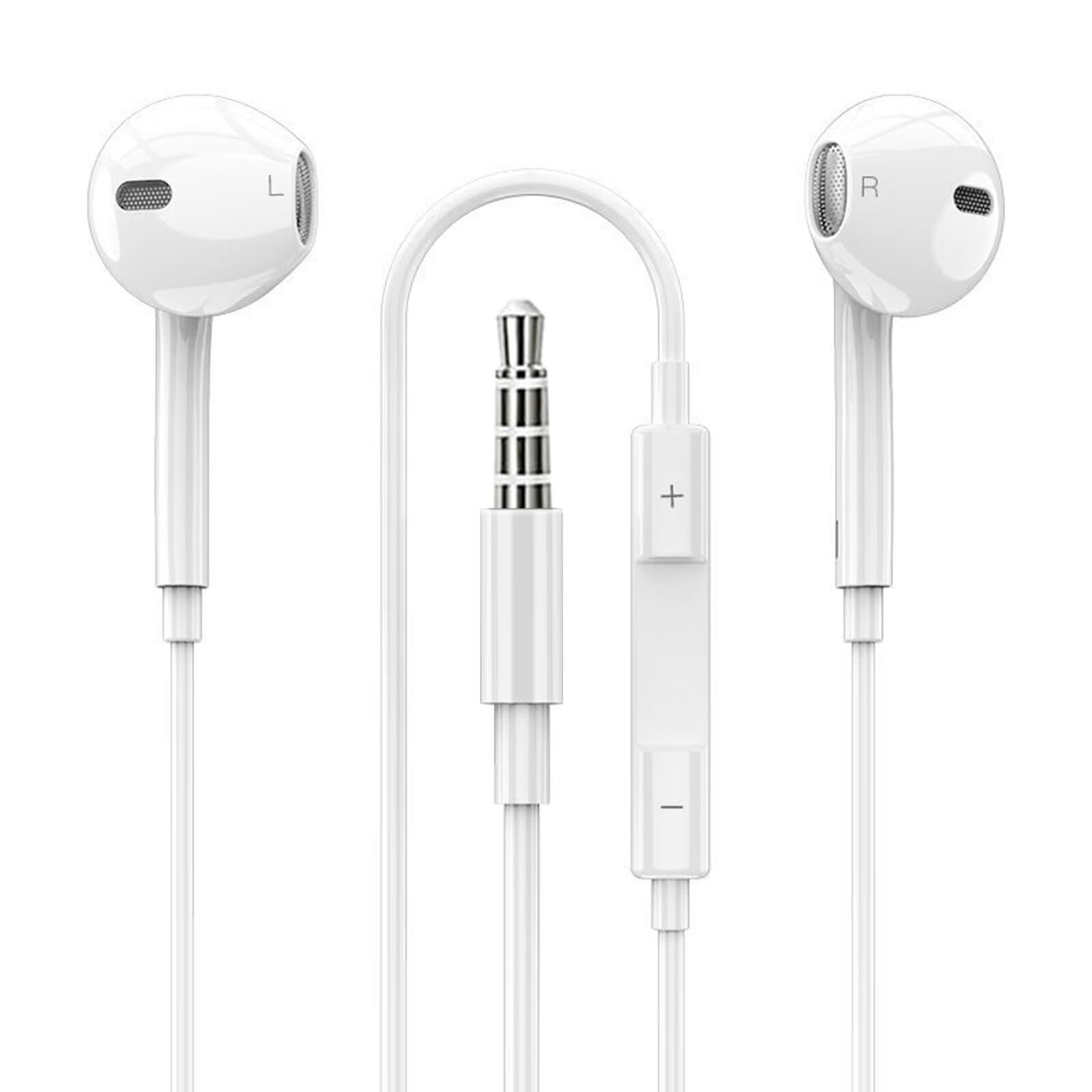 

Improved Genuine Wired Noise With Calls High Clear Volume Stereo Compatible with All Interface Devices [2025 Model] Earphones, Earphones, 3.5mm Jack,