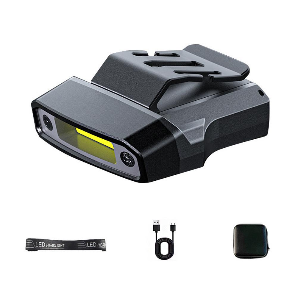 Headlight Fishing Specific Cap Clip Light Sensing Strong Light Charging Head Mounted Clip On Ultra Long Endurance Night Fishing