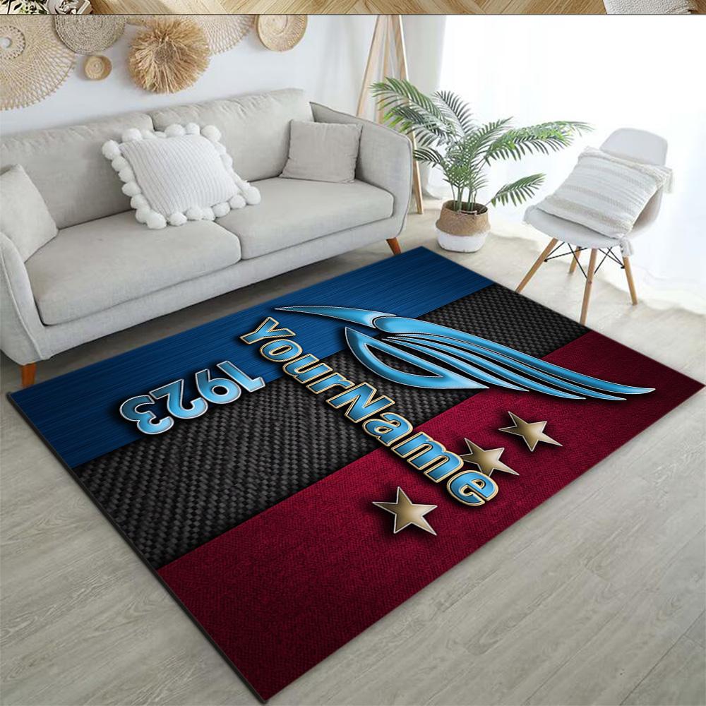 Fc Zenit Saint‑petersburg Customizable Name Floor Rug Office Rug Perfect for Decorate room Playrooms Hallway Dormitory Anti-slip Rug Anime Office Deco