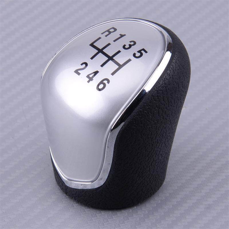 6 Speed Manual Gear Shift Knob Head Ball For Hyundai IX35 2010-2016 Silver 1pcs