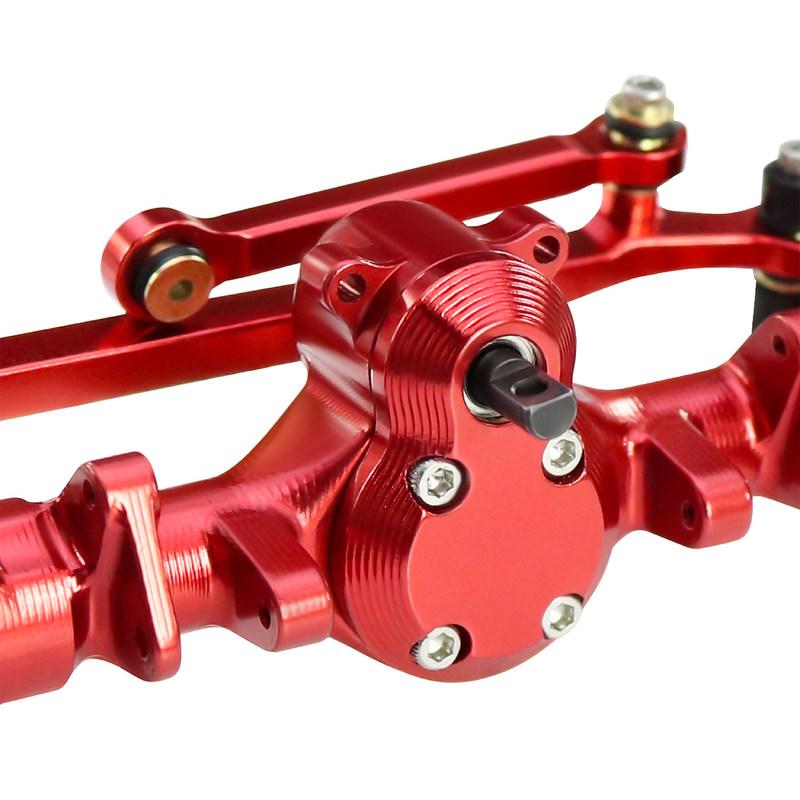 Metal Front and Rear Axle Assembly Chassis Upgrade and Reinforcement Increased Weight for 1/24 Axial SCX24 RC Car Toy Parts