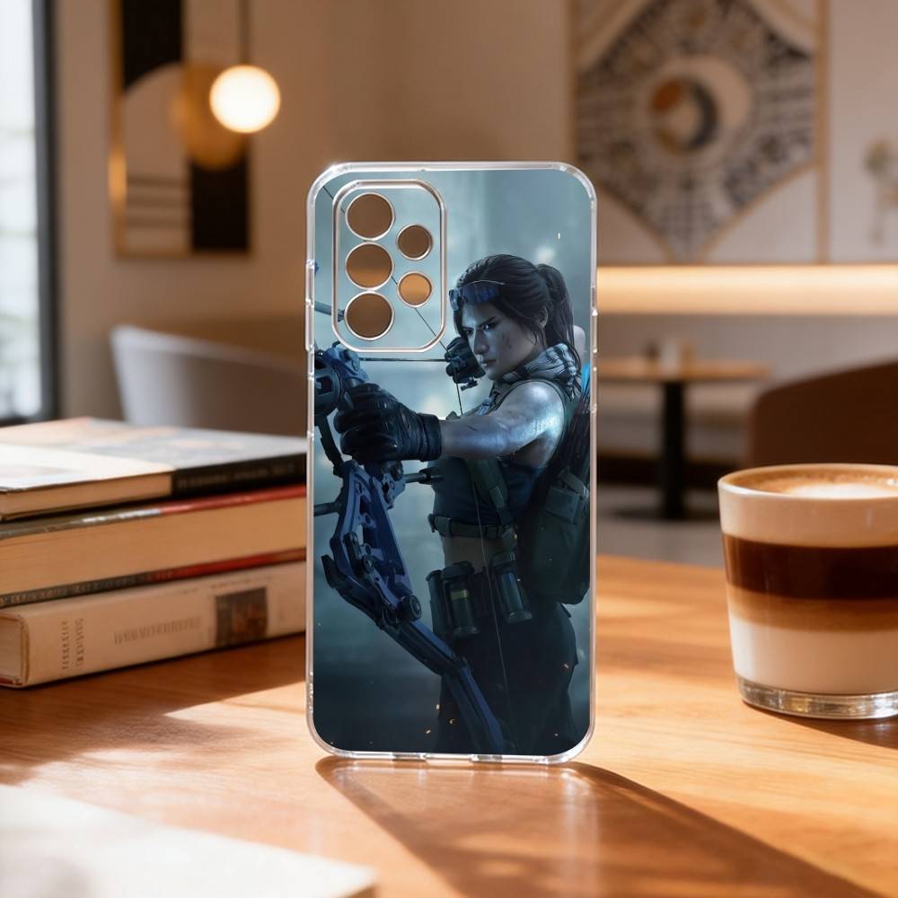 

GAME D-delta force Phone Case Transparent Silicone Soft For Samsung S25,S24,S21,S22,S23,S30,Ultra,S20,Plus,Fe Samsung S25