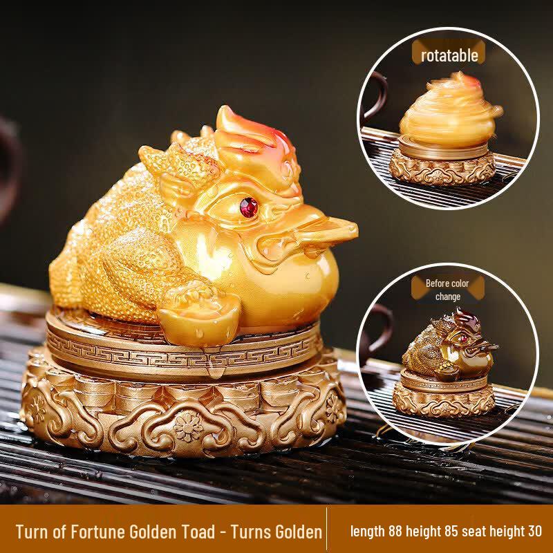 Zisha Color-Changing Pixiu Tea Pet Ornament