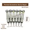 6pcs Precision Stainless Steel Screwdriver Kit Watchmaker Repair Screwdriver Tool for Rolex 3135 2135 Watch Movement