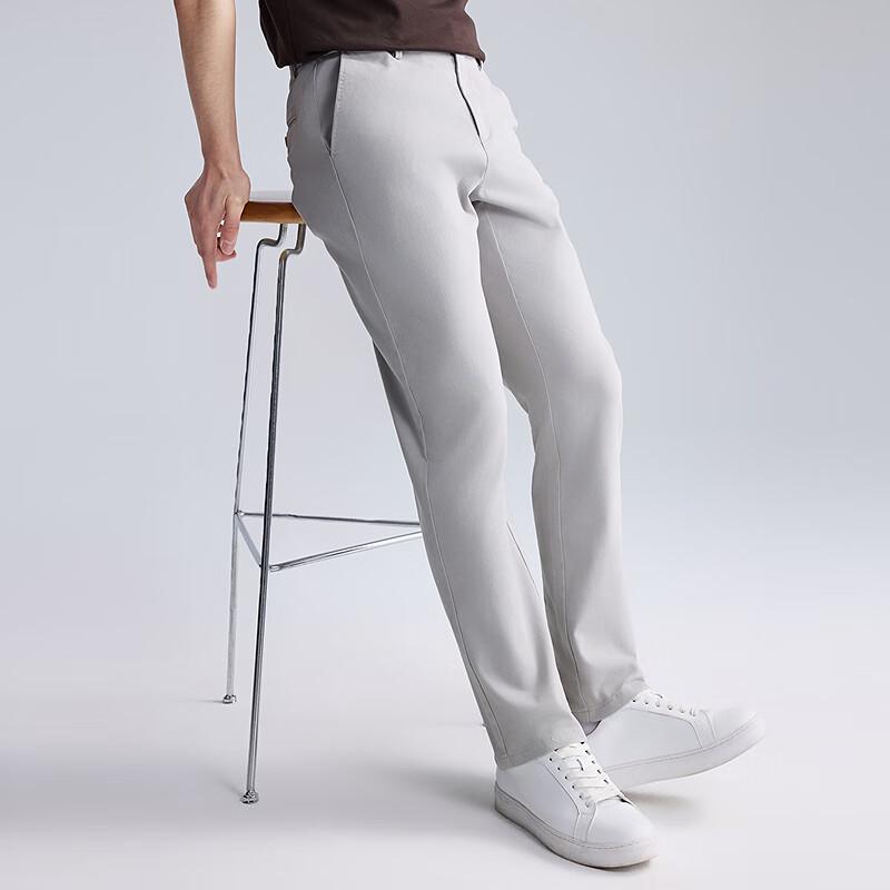 Lilanz Men's Soft & Crisp Straight-Leg Casual Pants