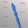 Pack Of 10 High Hardness Alloy Steel Masonry Drill Bits For Tile Glass Concrete Brick And Wood With Angled Head Design