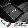For Tesla Model 3 Highland/Model Y Juniper/Model YL 2025-26 Center Console Tray Frame Storage Box Organizer Glasses Holder