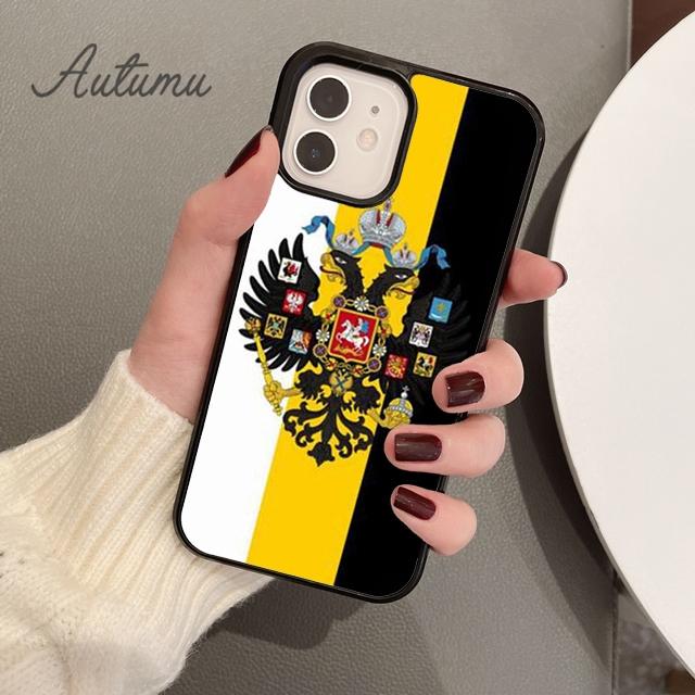 Russian Flag Coque Shell Phone Case for iPhone 11 12 13 14 Pro Max Mini X XR XS SE 2020 6S 7 8 Plus Samsung Galaxy S21 S22 Cover