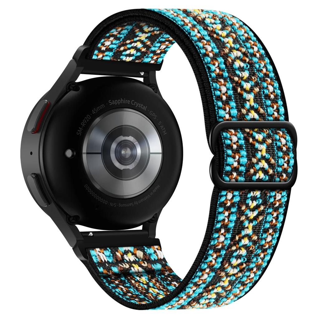 22mm 20mm Nylon Loop Band For Amazfit BALANCE/Active2/bip 6 5/GTR 4 3 PRO/GTS 4 2mini 3 Sport Bracelet Samsung Watch 7 6 5 Strap