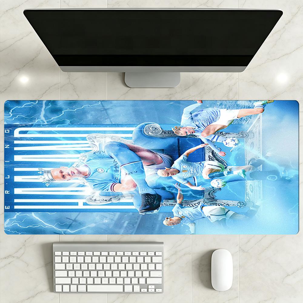 Haaland Large Mouse Pad Gaming Laptop Mouse Pad Office Mouse Mats Non-Slip Rubber Base Office and Gaming Desk Decoration
