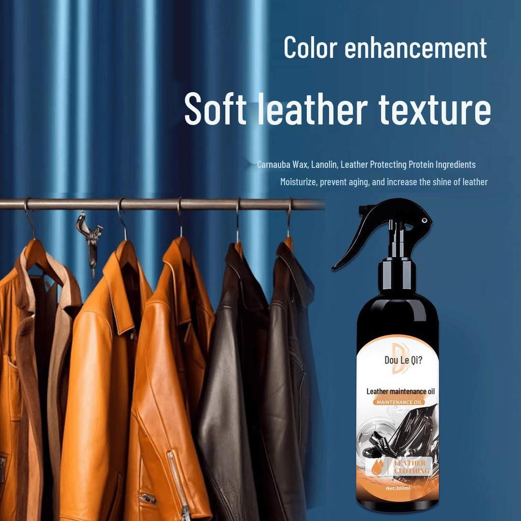 Douleqi Leather Oil for Garment Care and Polishing - Genuine Leather Maintenance and Brightening Oil