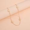 Simple Star Metal Adjustable Clavicle Chain Ladies Necklace