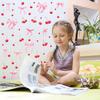 8 coli Autocolante Fundițe pentru Camera Copiilor Fundițe acuarelă Cireșe Afine Decaluri de Perete pentru Petrecere de Zi Fete Dormitor Decor Acasă