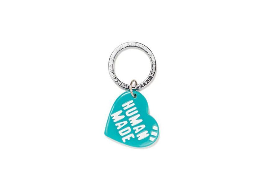 HUMAN MADE Heart Keyring Green One-Size