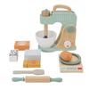 Holzmixer Spielset Backmixer Spielzeug Spielküchenzubehör für Kleinkinder Rollenspiel