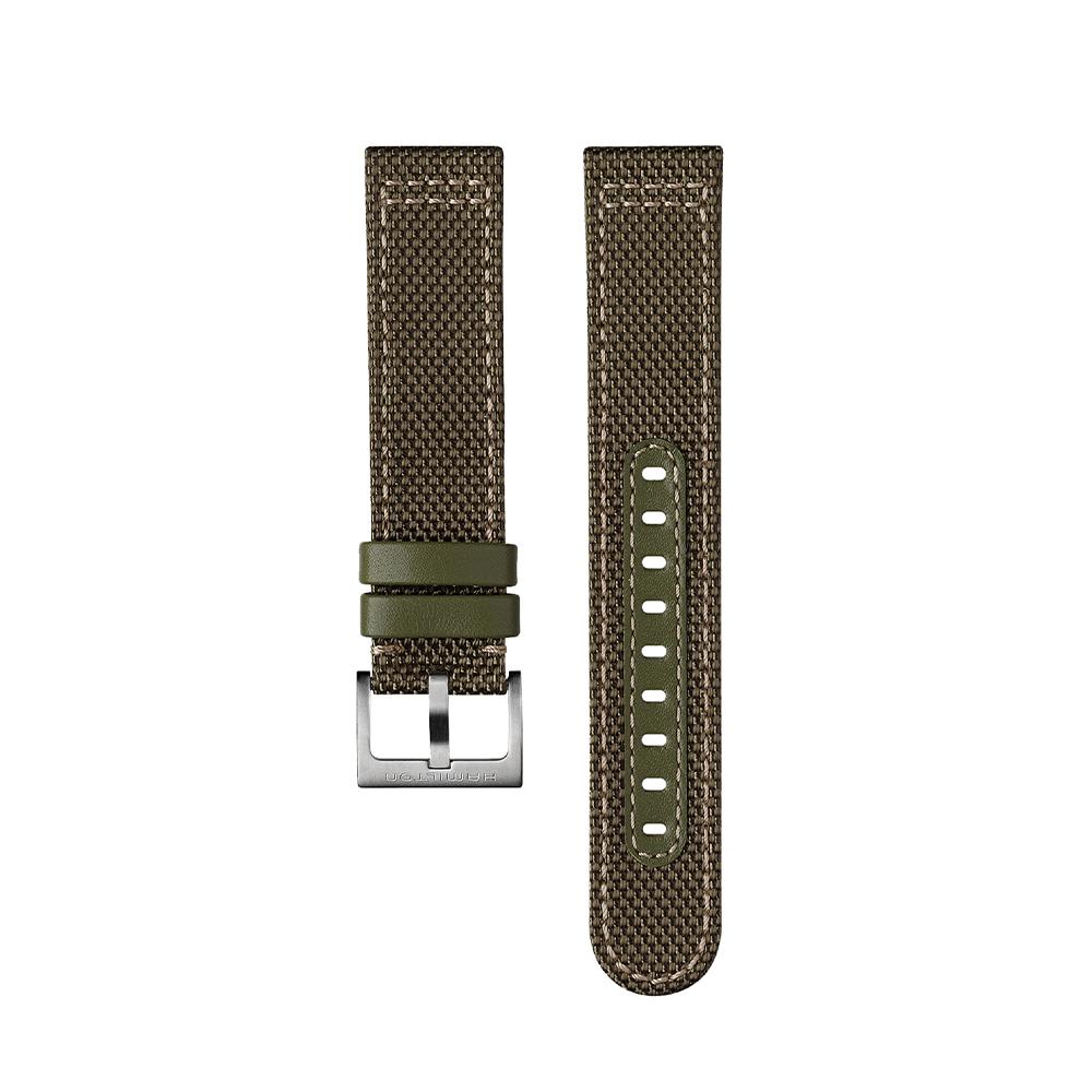 [Hamilton] Green Two-Piece Strap 20mm H6007051211