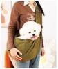 Foldable Portable Solid Color Pet Shoulder Bag for Small Dogs
