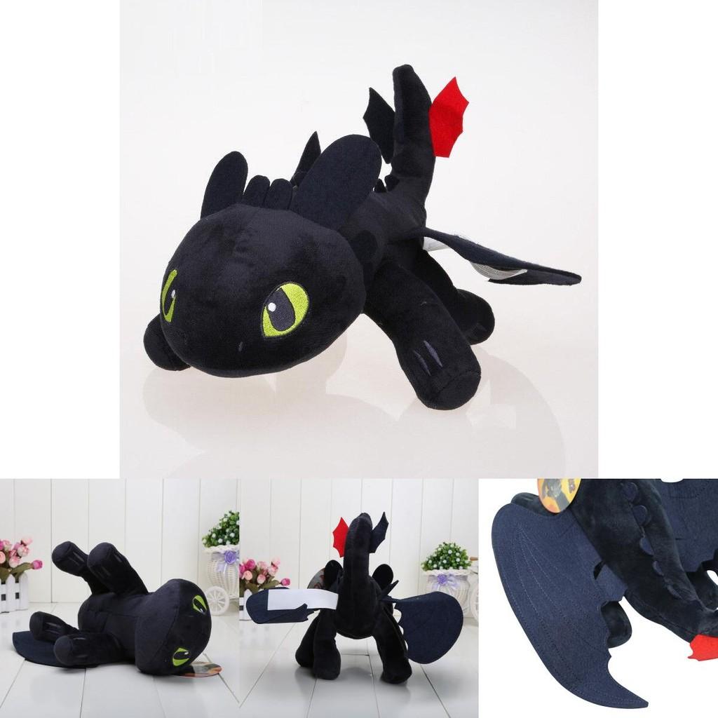 Adorable Toothless Night Fury Stuffed Animal Plush Toy From