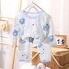 New Spring/Summer Cotton Baby Pajama Set - A-Grade Thin Cartoon Design for Boys & Girls (0-2 Years)