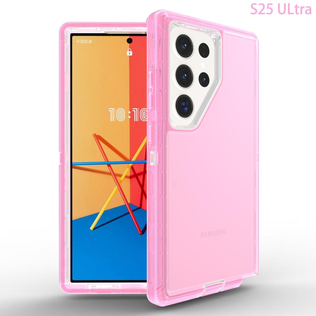 Compatible with Samsung S26 Ultra case and transparent rugged robot, S25 Ultra airbags, S24 Ultra case