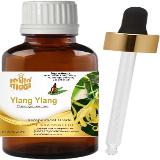 

Levenmooi Іланг-іланг (Cananga odorata) Чиста та Натуральна Ефірна Олія Терапевтичного Класу Скло 5 ml