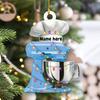 1pcs Christmas Pendant Creative Kitchen Mixer Decoration Christmas Tree Hanging Ornaments Funny Cartoon Family Home Decoration