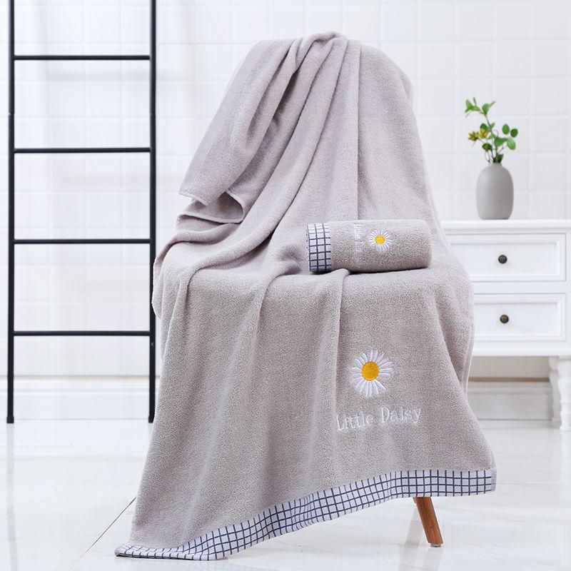 WTEMPO Bath Towel Pure Cotton Adult Men and Women Soft Thick Super Absorbent Plus 140*70 Bath Towel