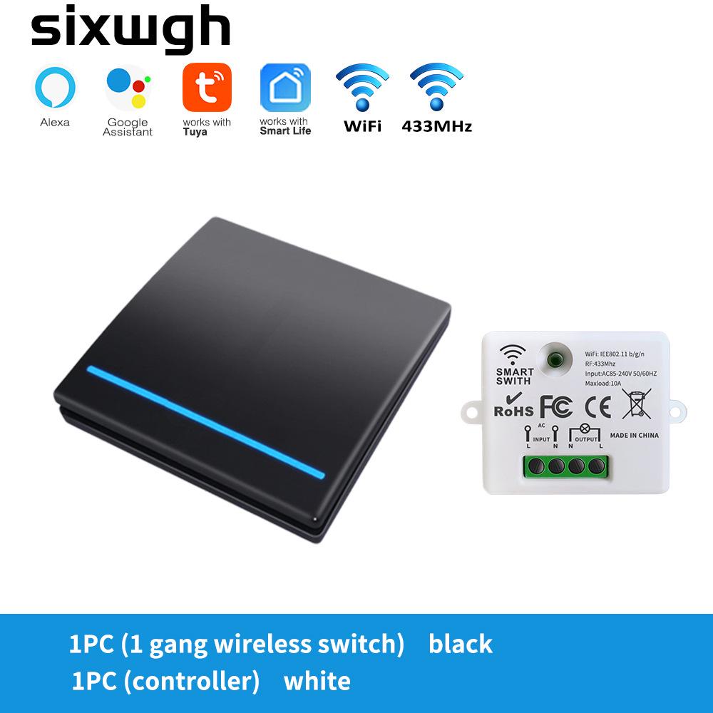 Tuya Smart WiFi+433 Wireless Switch with Alexa Voice Control