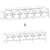 TV Stand Olive Green 202 x 39 x 43.5 cm Cold Rolled Steel