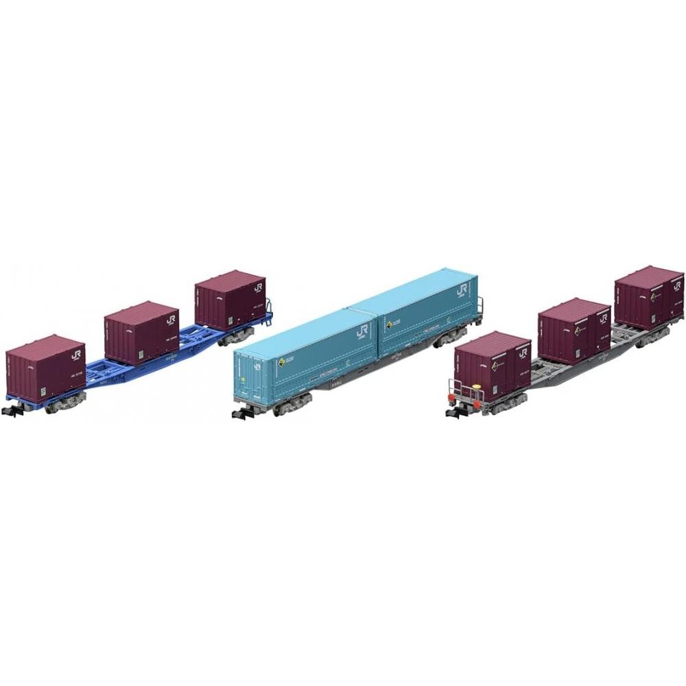

Tomytec Tomix N Gauge Jr coNtaiNer traiN exteNsioN Set 98486 Model Railway Cars