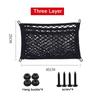 Car Back Rear Trunk Storage Net Car-Net Pocket Storage Stretchable Mesh Pocket Net Wall Sticker Organizer Pouch Bag