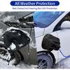EV Charger Port Cover, Electric Car Charger Plug Cover, Outdoor Waterproof Winter Snow Rain UV All-Weather Protection, Magnetic Attachment, Suitable