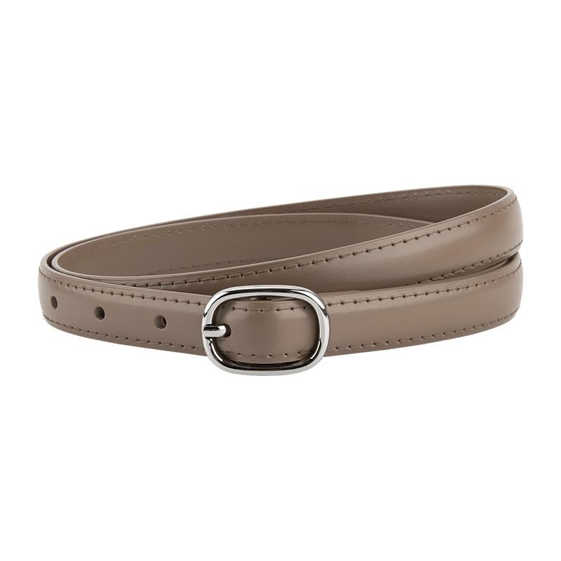 

Новый ремень из натуральной кожи в стиле Ins для женщин, простой и универсальный, декоративный, для повседневных платьев и брюк, женский пояс для талии, высокого класса 105cm