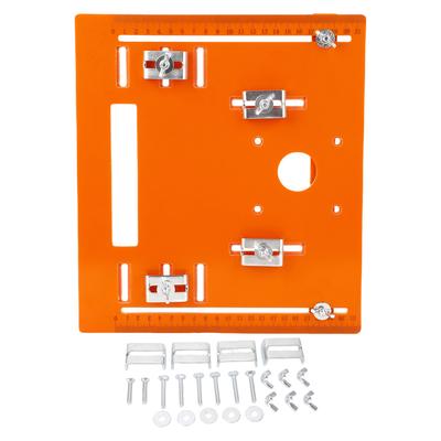 Circular Saw Base Plate 28x25cm Router Table Insert Plate with Clear Scale Markings for Woodworking