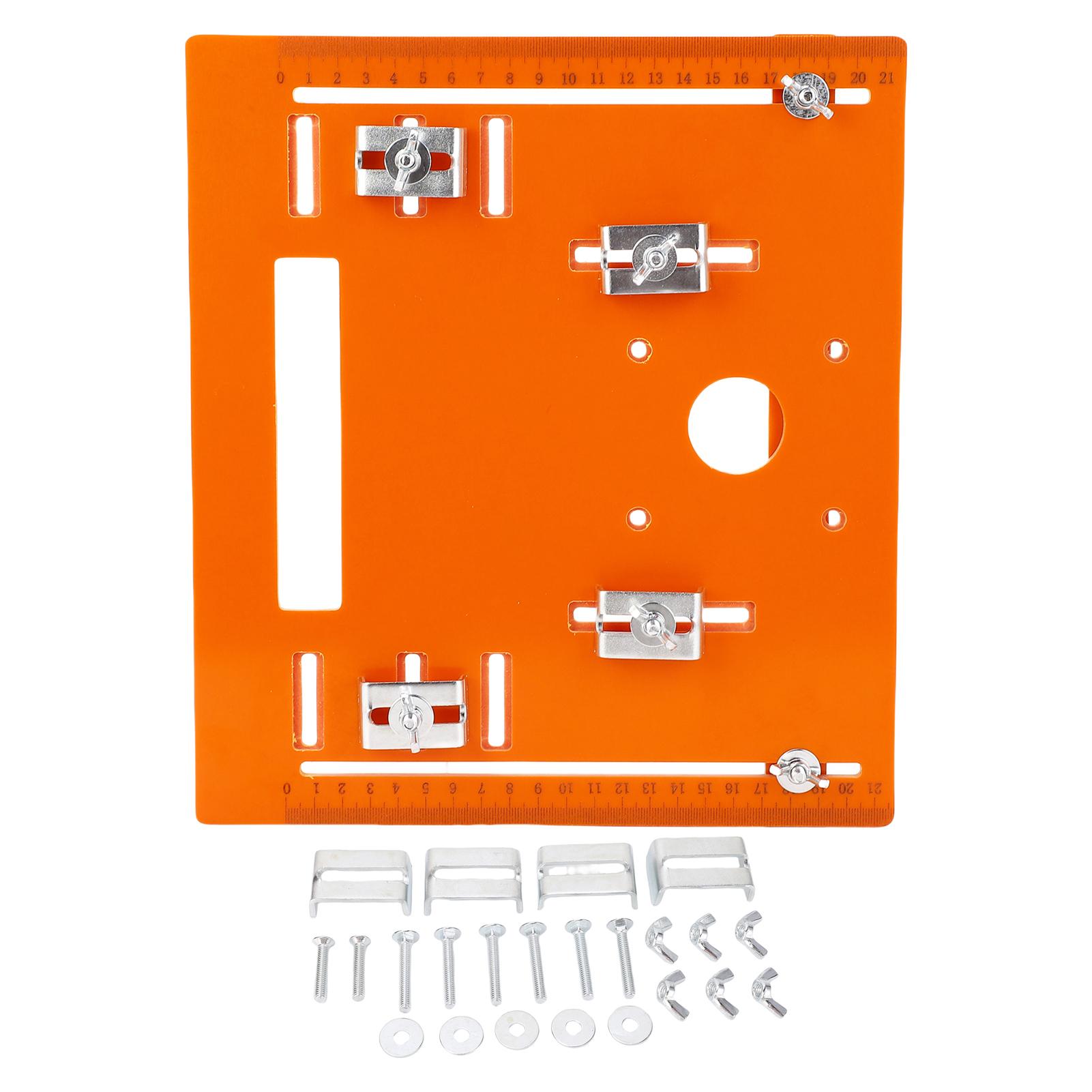 Sonoff 2 Circular Saw Base Plate 28X25cm Router Table Insert Plate With Clear Scale Markings For Woodworking